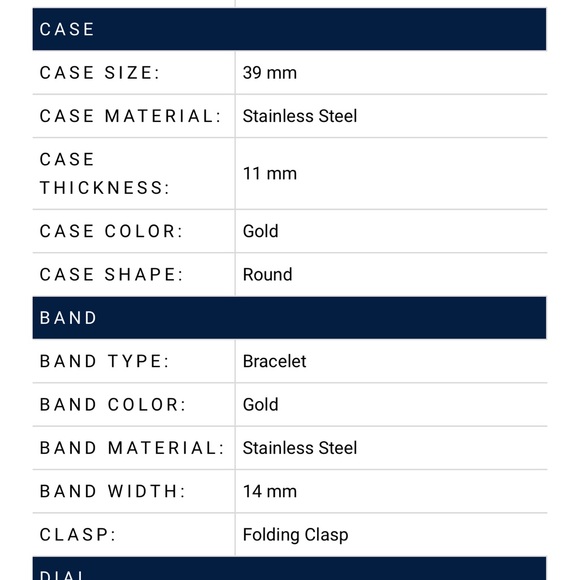 Michael Kors MK6262 Gold Parker Chronograph Blue DIAL Womens Watch - Picture 4 of 9